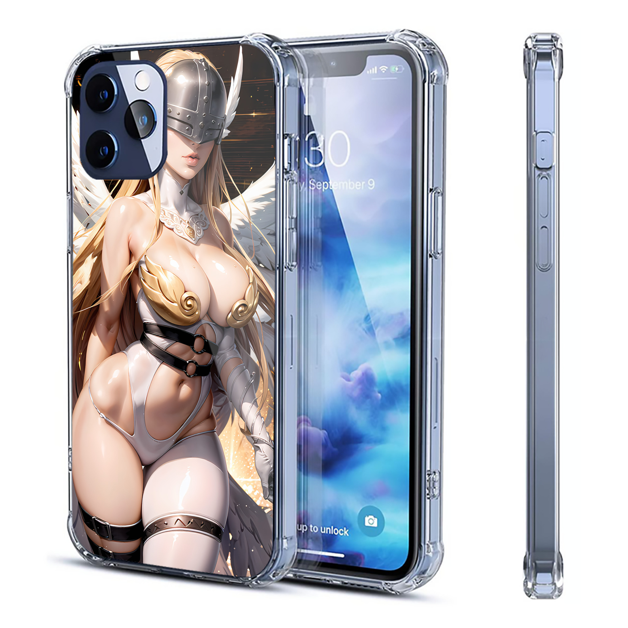 （画像用） Digimon デジタルモンスター/デジモン 【iPhone 12シリーズ対応】透明スマホケース（クリアソフトケース）